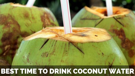 What is the best time to drink coconut water