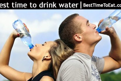 best time to drink water