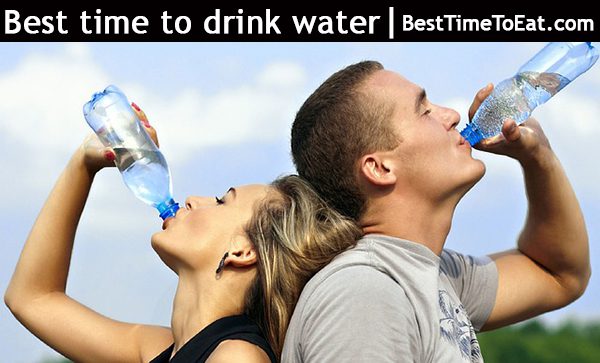best time to drink water