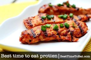 best time to eat protien