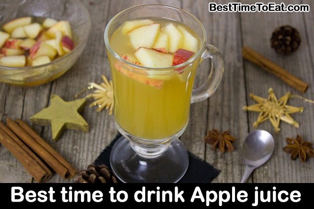 best time to drink apple juice