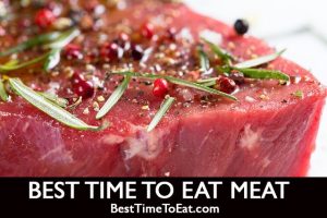 best time to eat meat